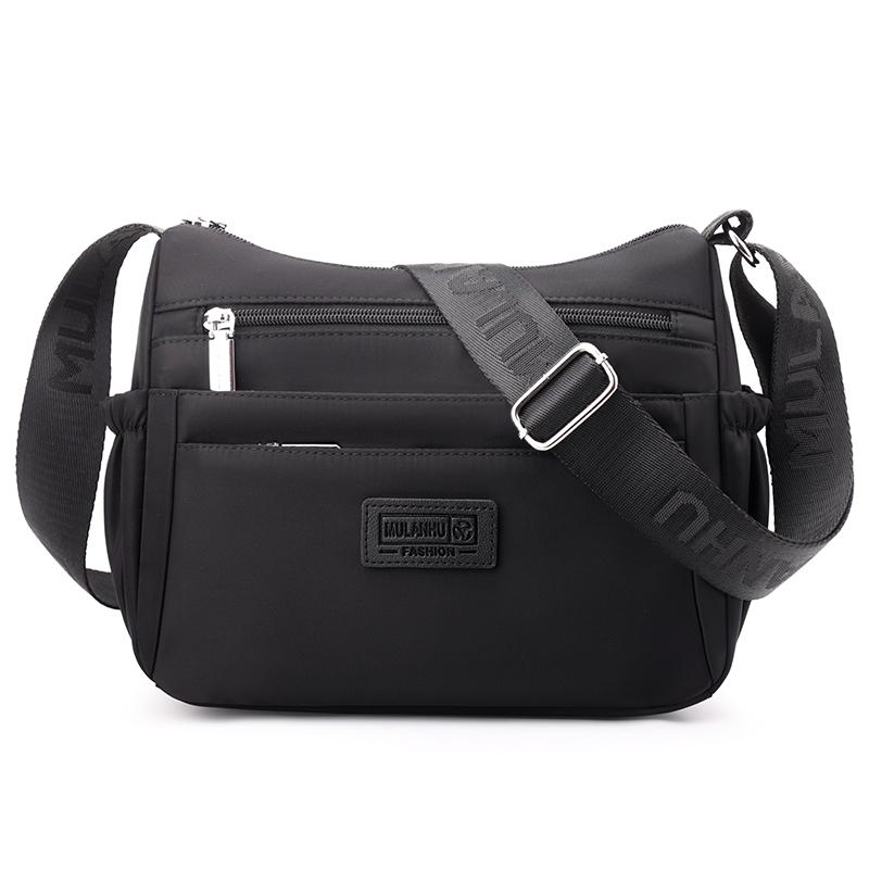 Shoulder Bag Women's Nylon Bag Middle-Aged Mother's Bag Multi-Compartment Wallet