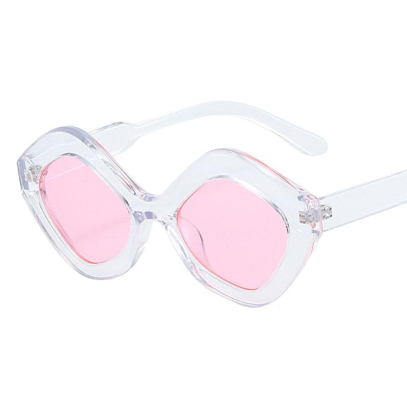 Vintage Rhombus Sunglasses Women For Men Luxury Brand Designer Sun Glasses Punk Popular Outdoor Vacation Big Frame Shades Uv