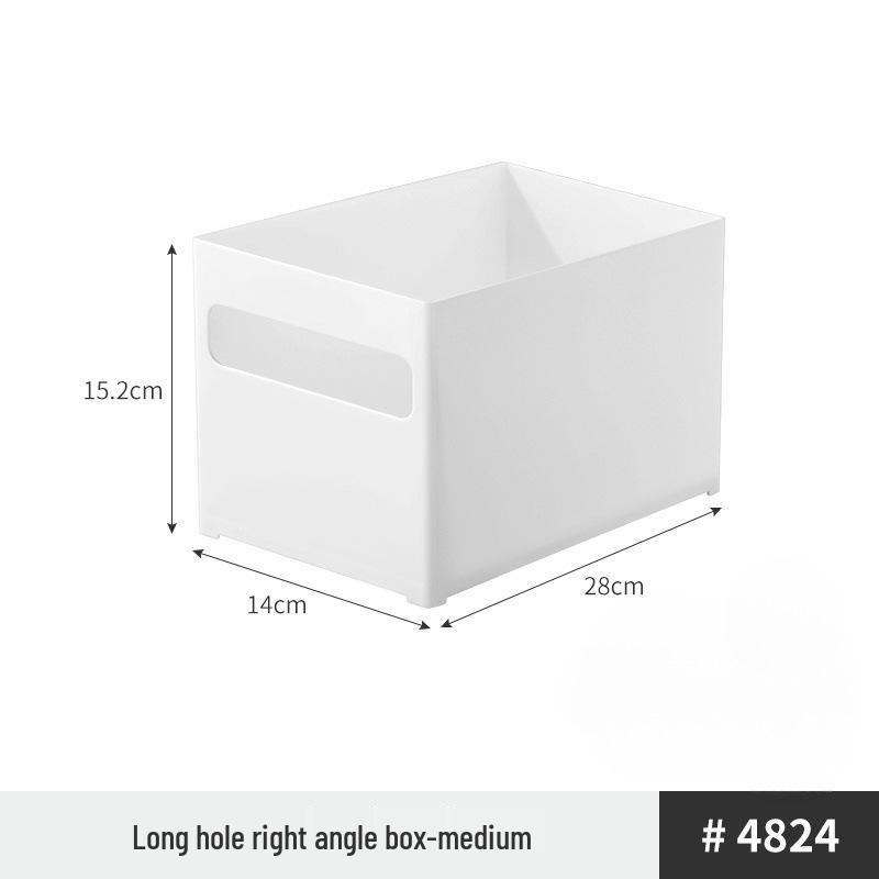 Cesto de Armazenamento Retangular Japonês de Ângulo Reto para Uso na Cozinha e Doméstico