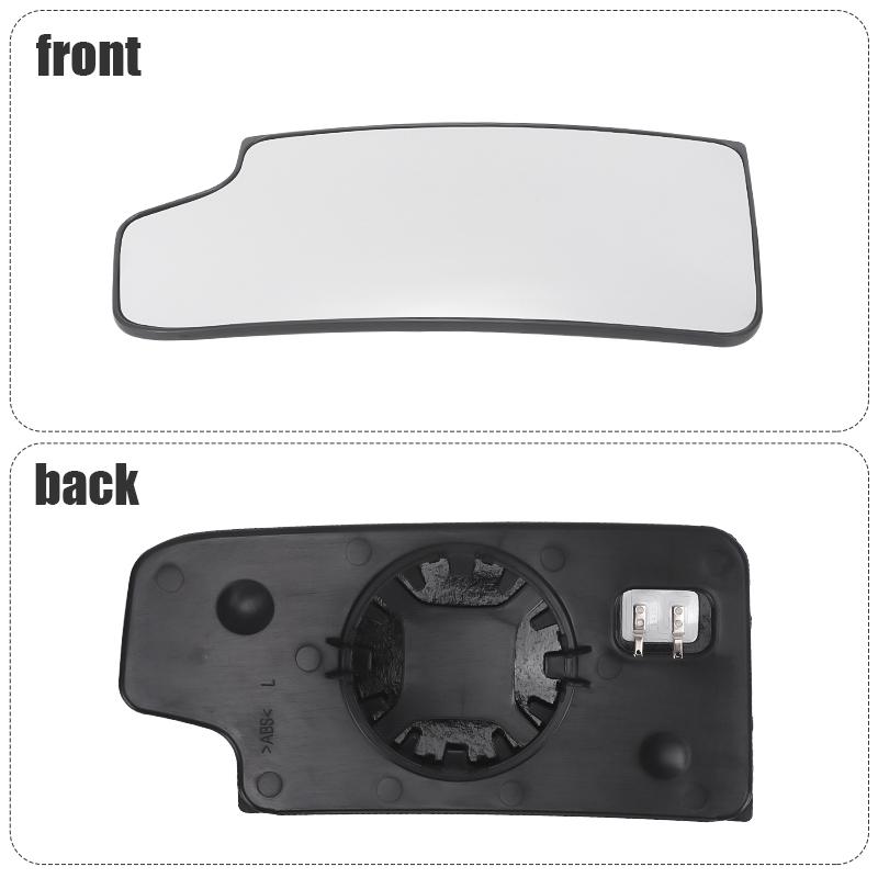 LH & RH Lower Heated Side Mirror Glass For Chevrolet Silverado GMC Sierra 1500 2500 HD 3500 HD 2016 2017 2018 23444114 23444113