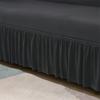 Elastic Hem Solid Color Sofa Cover - Simple Modern Design, All-Season Universal Fit
