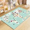 Cartoon World Map Printing Carpet Rug for Home Living Room Bedroom Sofa Doormat Decor,kids Play Area Rug Non-slip Floor Mat Gift