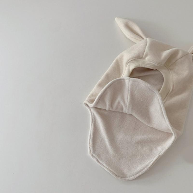 Autumn Winter Baby Hooded Hat Girls Boys Head Protections Beanies Cap Integrated Ear Protections Hat Warm Bonnet Cap