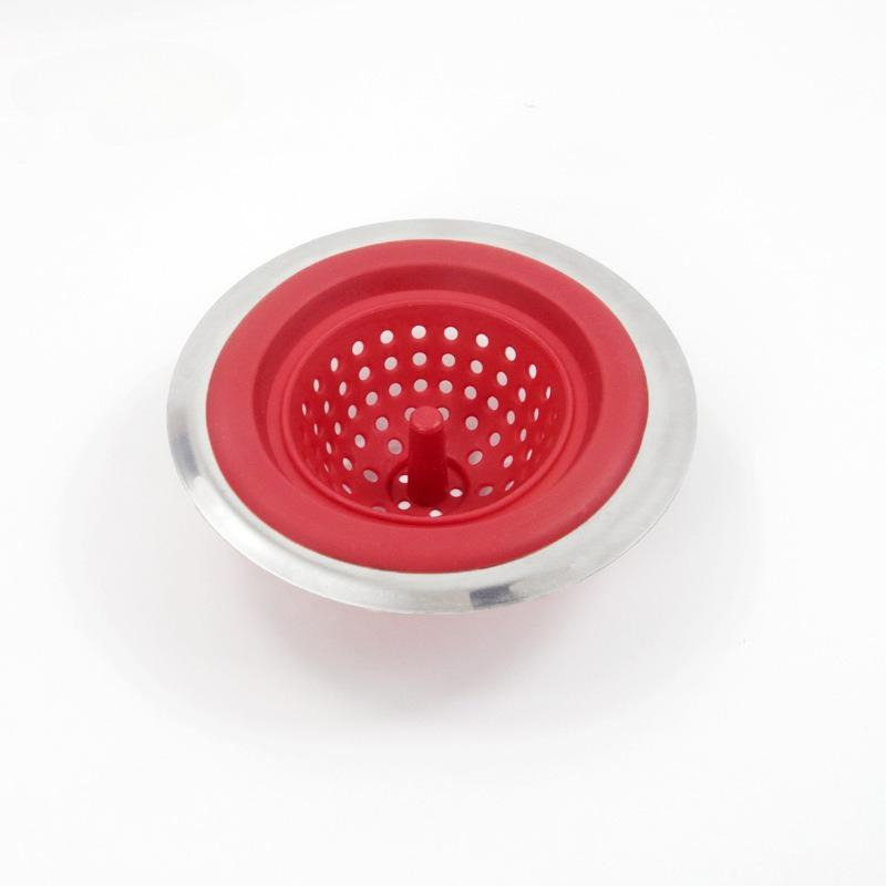 Household sewer sink filter deodorant floor drain anti-blocking water silicone floor drain
