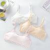 9-12 Years Old Pure Cotton Puberty Training Camisole, Comfortable Developmental Underwear for Primary School Girls