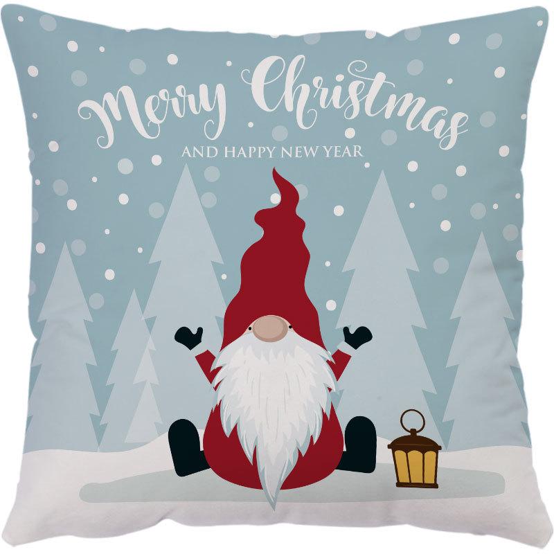 Amazon Hot Pillow Cartoon Doll Vánoční polštář Povlak na polštář Povlak na polštář na pohovku Povlak na polštář na sedák