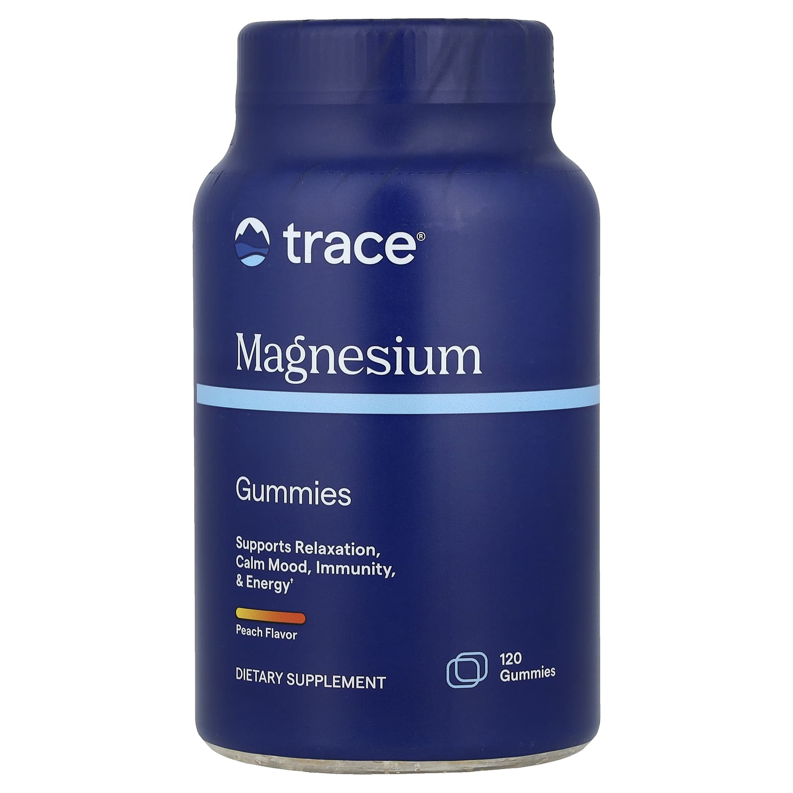 

Magnesium Gummies, Peach Flavor, 120 Gummies