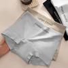 3Pcs Mid Waist Simple Briefs Cotton Crotch Underwear for Women Fashion Seamless Underwear  Lady