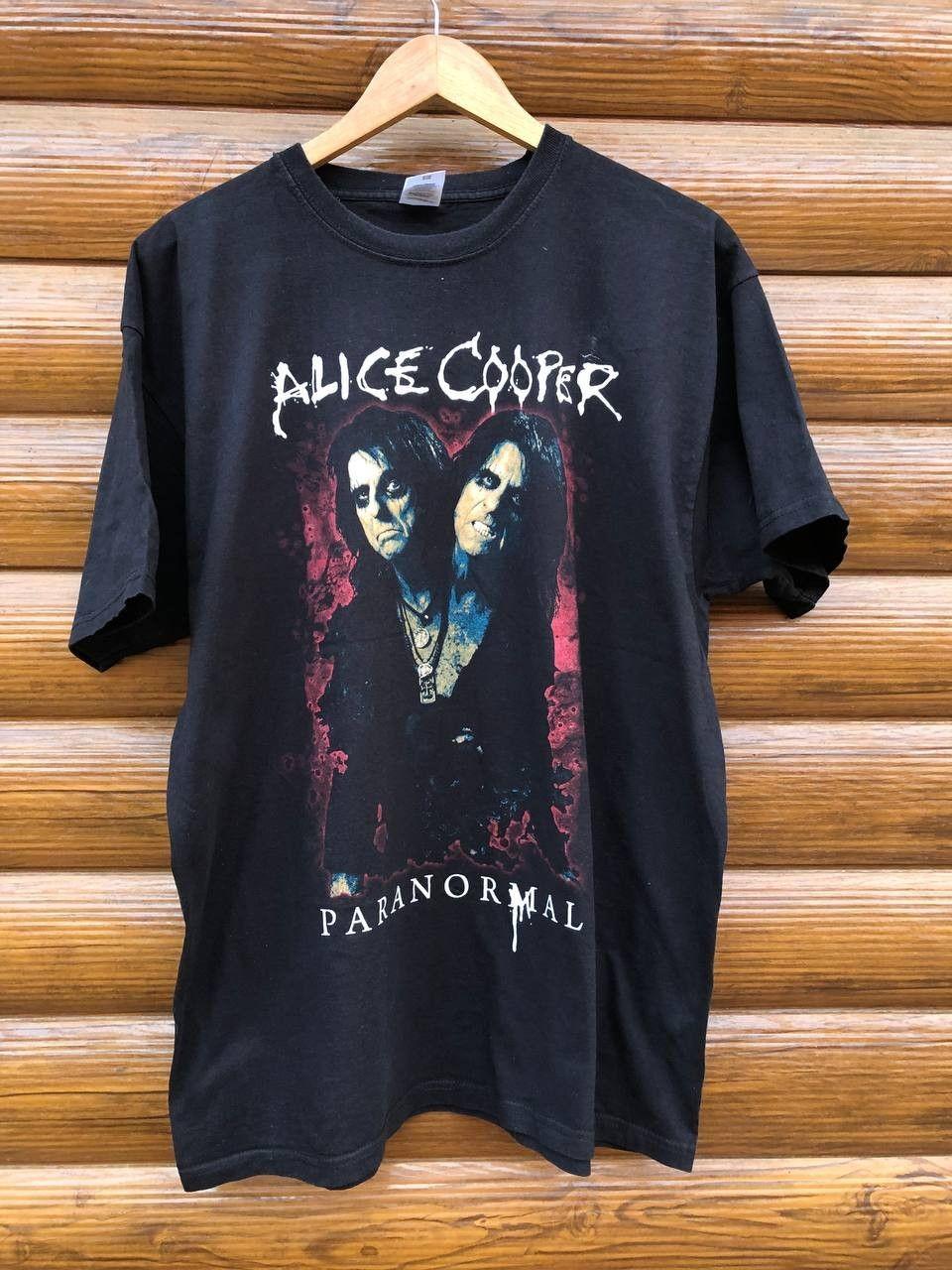 Alice Cooper 2017 Rock Band Retro Black Short Sleeve Unisex Tshirt S-5XL KH12291 S