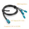 Rosenberger H-MTD 4 Cavity to 4 Single Port Automotive Ethernet Cable 10Gbps E6K10D-1CAZ5-Z to
