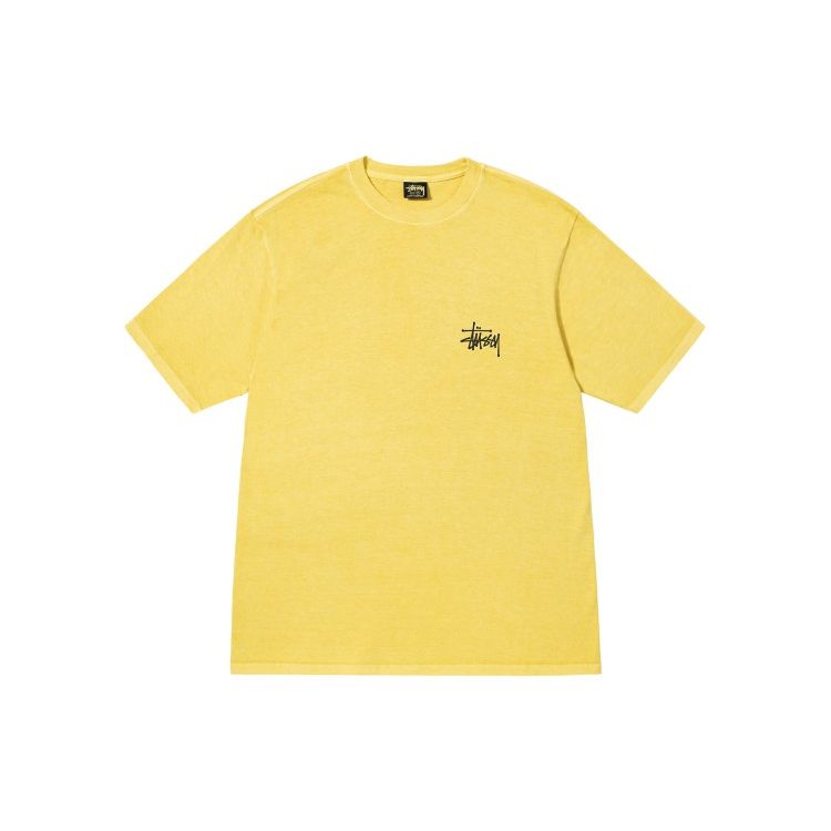 Stussy Classic Basic Printed Short Sleeve T-Shirt Unisex Tops Black 1904257-1