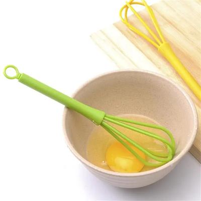 Kitchen Silicone Whisk Non-Slip Egg Beater Milk Frother Kitchen Utensil  Kitchen Silicone Egg Beater Tool Easy To Clean