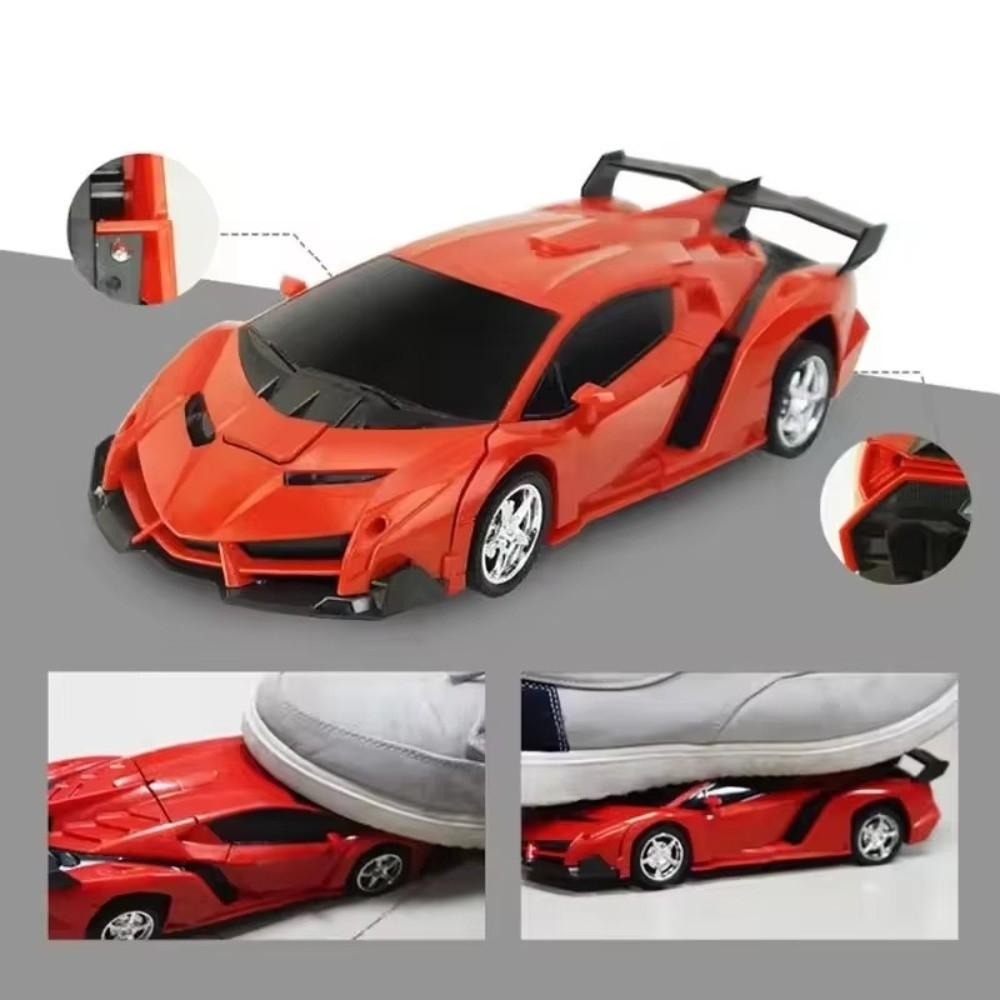 One-key Deformation Transformable Robot Car 2-in-1 Car Model New Deformation Car Gift