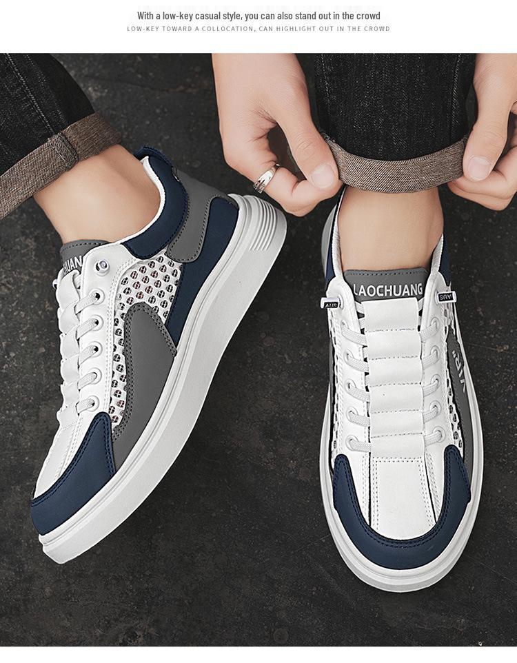 Herren Sommer Mesh Canvas Schuhe - Trendige, Atmungsaktive, Vielseitige Freizeit-Sneaker