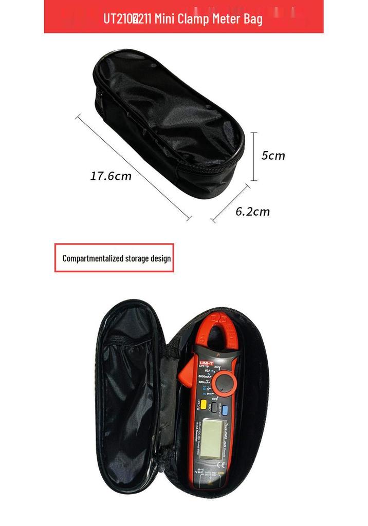 Wear-Resistant Canvas Tool Bag: Universal Meter, Instrument Storage, Pliers Repair, Card Holder.