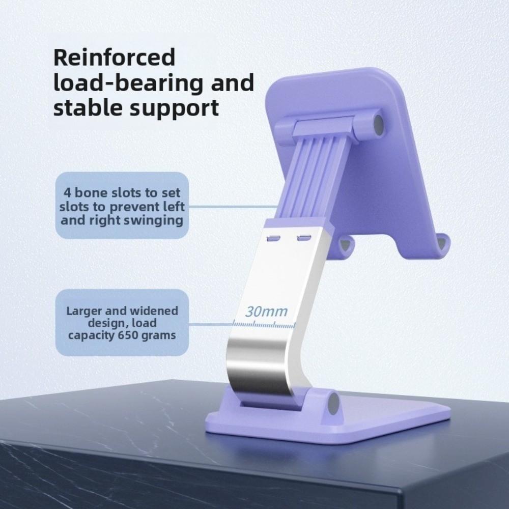Folding Desktop Metal Stand Stable Tablet Bracket Universal Mobile Phone Holder