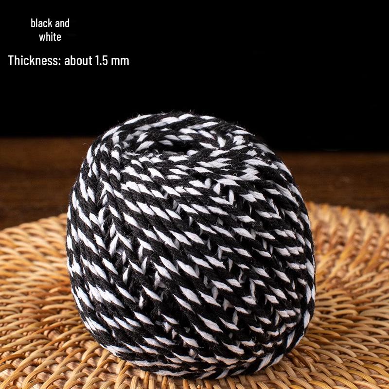 

Food-Safe Cotton Zongzi String, 10 Rolls: Ideal for Bundling Zongzi and Sausages