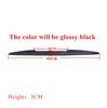 Universal Car Roof Spoiler 99cm Rear Spoiler Wing Sticker PU Glossy Black