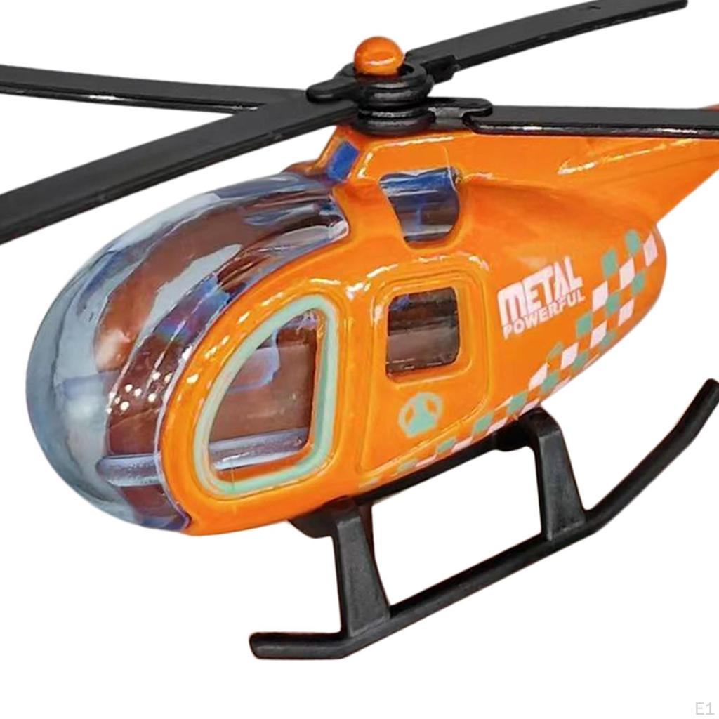 1/64 Diecast Alloy Helicopter Collection Aircraft Desktop Display Metal Model Airplane Toy for Boys