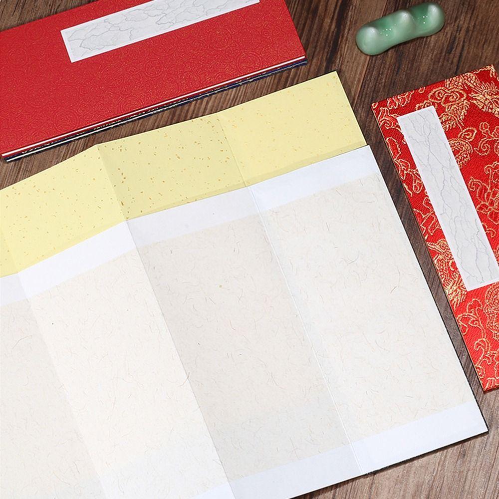 Memorials Retro Folding Organ Notepad Calligraphy Scriptures Retro Court Notebook  Emperor