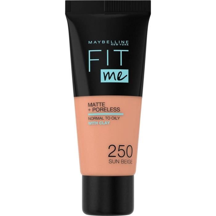 Maybelline Fit Me Foundation 250 Sun-kissed Beige 30ml
