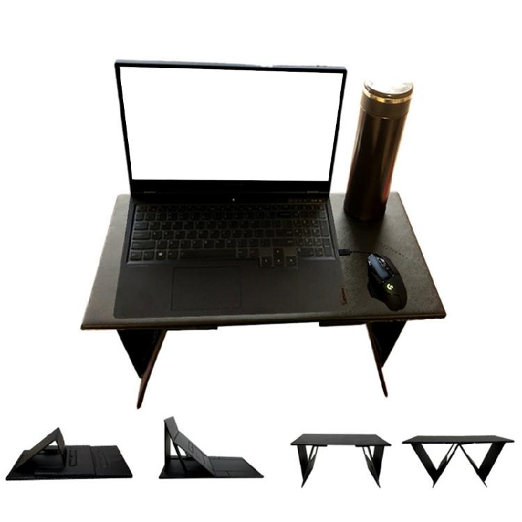 Travel Friendly Foldable Computer Table Stylish Folding Computer Desk With Strong Magnetic Attachment