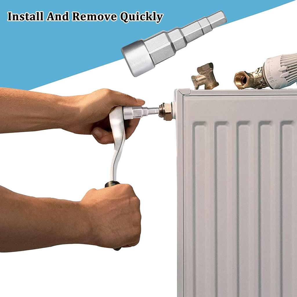 Radiátory Klíč Radiátory Klíče Radiátory Ventily Klíč stupňovitý se čtyřhranným 1/2palcovým ráčnovým klíčem na radiátory