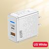 Total 65W USB Charger PD Type C Fast Charging Mobile Phone Charge Adapter For iPhone Xiaomi  Samsung PD Quick Charge QC3.0