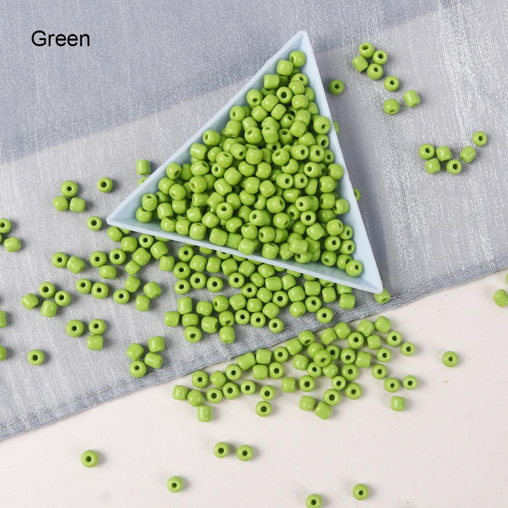 2/3/4 Mm Solid Color Glass Rice Beads Beaded Diy Handmade Necklace Bracelet Beaded Loose Beads Jewelry Accessories Material