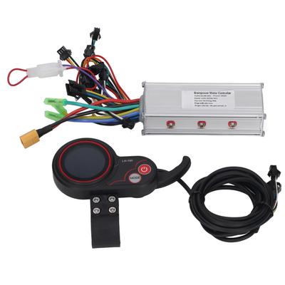 48V 60V Elektrische Fahrrad Roller Controller mit Runde Bunte Daumen Gas LH100 LCD Panel für