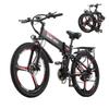 BURCHDA Elektrische Vouwfiets R3 voor Volwassenen, MTB 26 Inch, Lithium Batterij 48V, 12.8Ah, 1500W, 60 Km E-bike