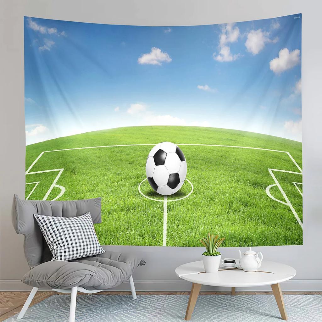 Football Tapestry, Stadium   Fans  Art Living Room Bedroom Wall Hanging Tapestry