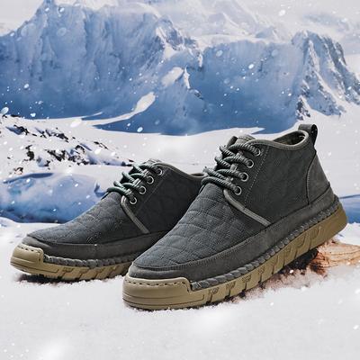 Winter Herren Schneestiefel Warme Plüschschuhe Übergröße 39-46