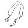 Traditional Chinese Character Good Luck Pendant Necklace Adjustable Rope Peace Buckle Pendant Clavicle Chain Jewelry