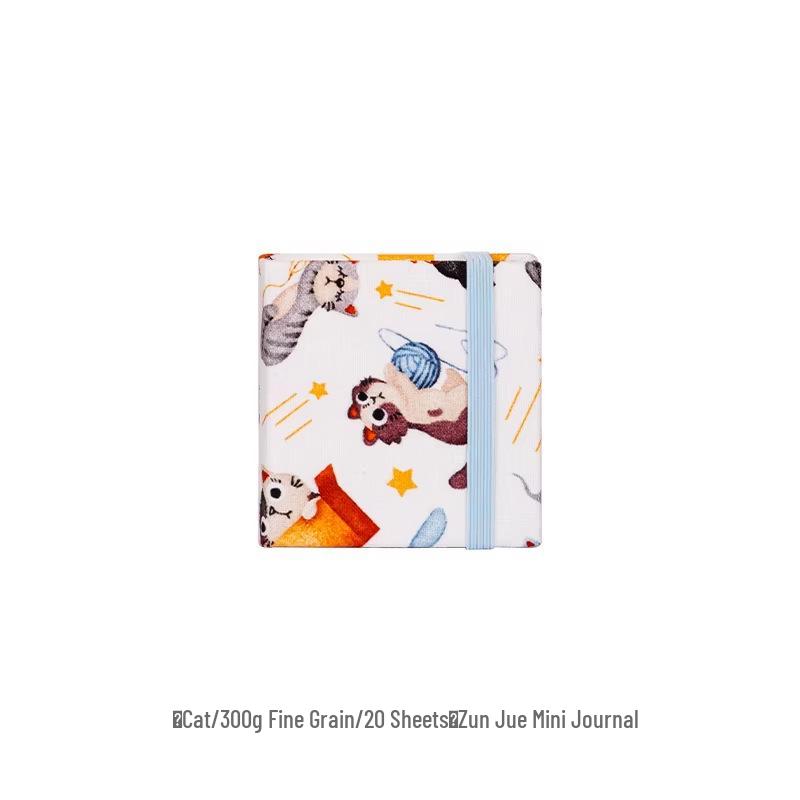 Portable Cotton Watercolor Accordion Planner - 300g Fabric for Travel & Student Paintings