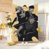 Retro Gangster G-Gangsta Throw Lightweight 240G Flannel Blanket Soft Skin-Friendly For Summer Cooling