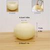 Modern Art Decor E27 Glass Lamp Shade Replacement with 42mm Opening, Beige or Ice Cream Color Lampshade for Home Office Lights