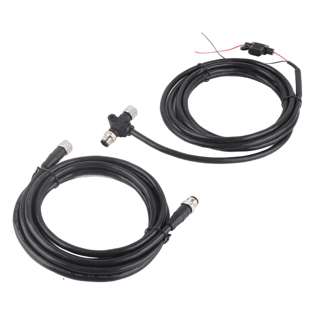 For NMEA2000 Starter Kit T Connector Power Cable Male Female Resistor 3 Port Adapter IP67 Waterproof for Garmin Networks