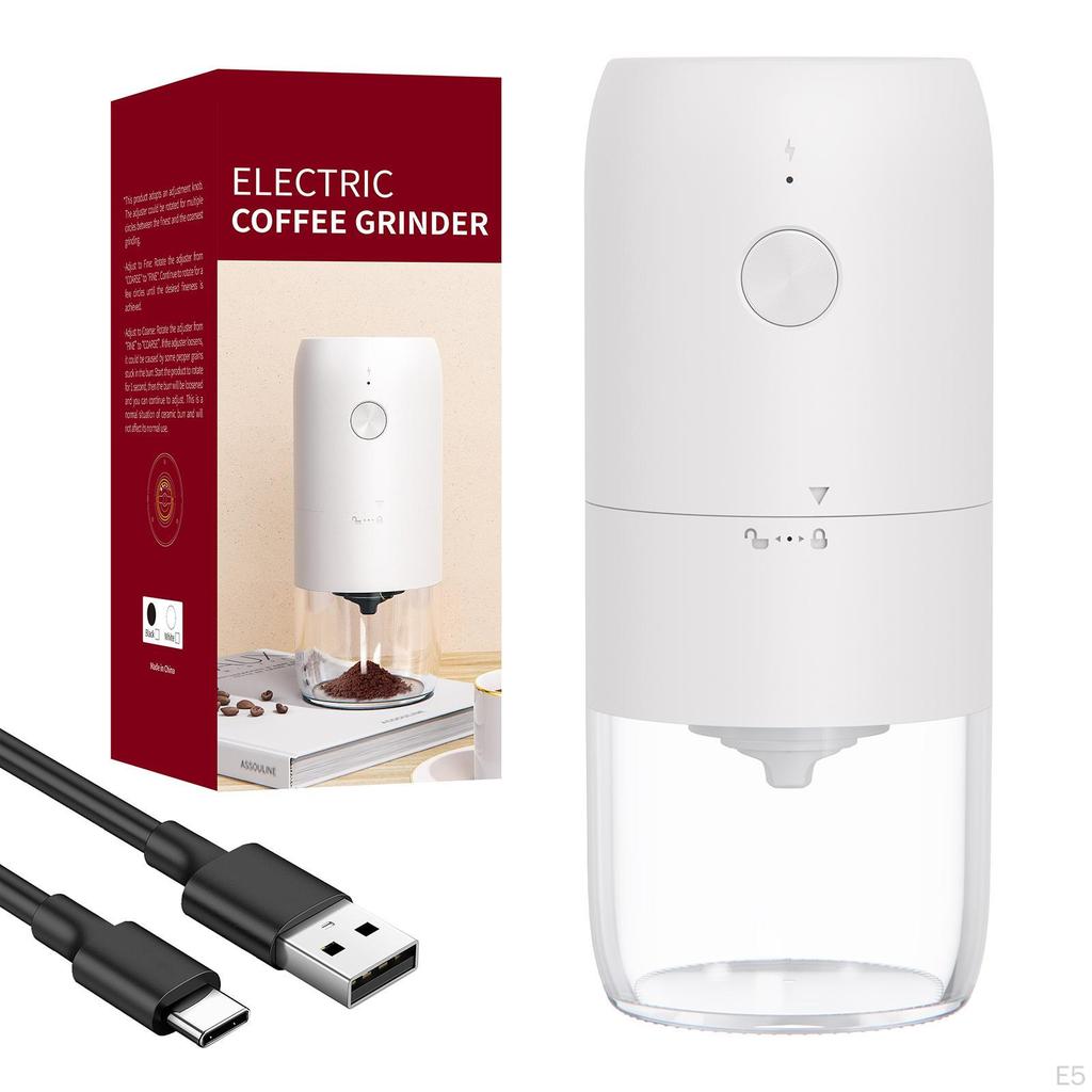 Portable Electric Coffee Grinder with USB Rechargeable for Fresh