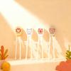 Portable Children Training Chopsticks Reusable Cartoon Sushi Sticks Non-slip Kids Learning Eating Chopsticks Helpers Tableware
