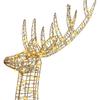 3D Reindeer 250 LEDs Warm White 96 X 40 X 180 Cm PET