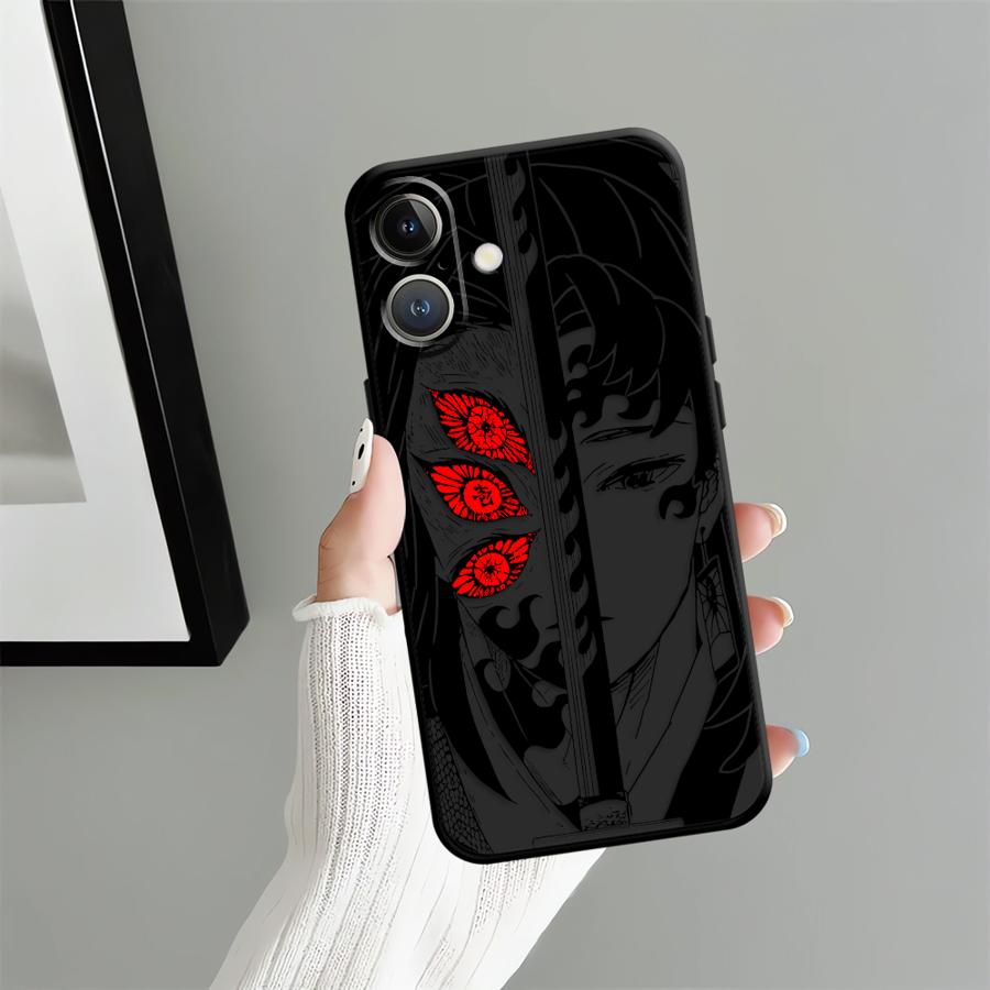 Hot Demonss Anime Slayers Soft Back Phone Cover Case for iPhone 15 Plus X XS XR 7 8 13 Mini 11 17Air 17 16 Pro Max 12 SE 14