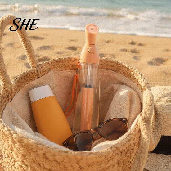 Camping Mist Spray Bottle Portable Water Sprayer, 150ml Handheld Pump for Moisturizing Outdoor Cooling Device And Hydration, Personal Sprayer