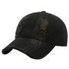 Vintage Denim CZA210 [White Fang] Cap, Outdoor, Finish, Stylish, Men's & Women's, (Black)