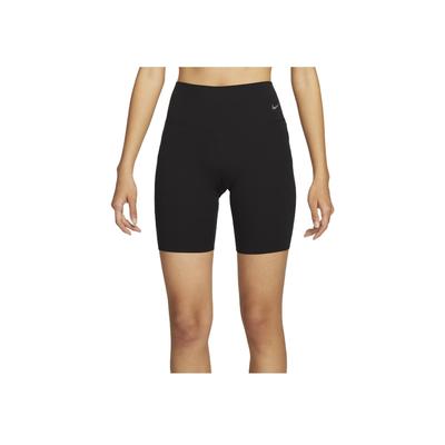 Zenvy Air Series Solid Color Logo Print Mid-Rise Fitness Shorts Women Shorts Black DQ6006-010