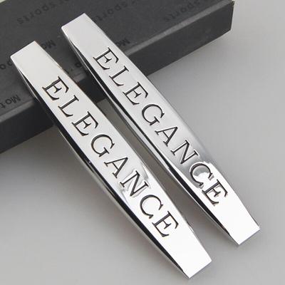 2pcs Metal 3D Car Side Fender Elegance Logo Badge Stickers For  B/enz A B C E S Class CLA CLK GLA GLB GLC GLE Accessories