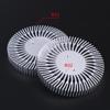 1/2 Stück D72mm*H10mm LED-Kühlkörper 4W 5W 6W 7W Hochleistungs-Aluminiumlegierung LED COB-Kühlkörper Ersatzteile