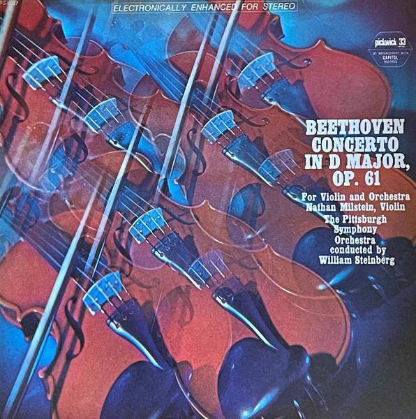 

LP Record NATHAN MILSTEIN PITTSBURGH SYMPHON Beethoven Concerto In D Major For V SPC4037 PICKWICK 33 US Classical Used