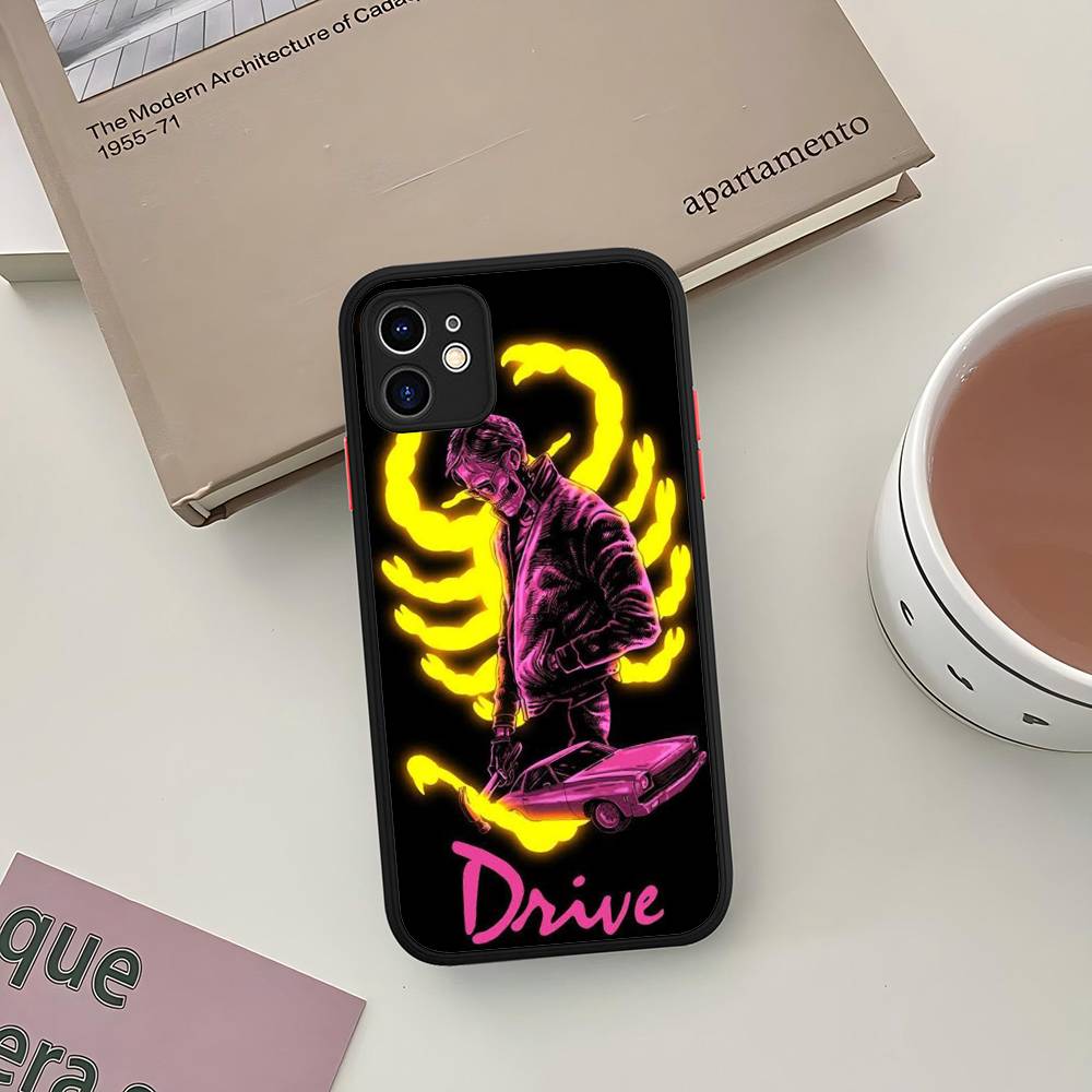 Drive Ryan Gosling Movie For Silicone Matte Phone Case For IPhone 16 Pro Max 15 14 13 12 11 X XS MAX
