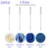 20Pcs Sewing Machine Pins Universal Metal Standard Pins Replacement Part for Wide Range of Fabrics, Thick Cloth, Jeans, Chiffon